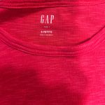 Gap  Women's Red Heathered Long Sleeve Top Size S Petite Crewneck Casual Basic Photo 1