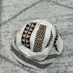 Aerie NWT Off White and Brown Taille Unique Bucket Hat Photo 1