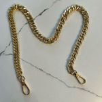 Gold Chain Link Purse Strap NWT Gold Photo 0