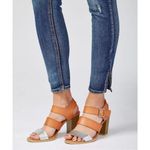 Dollhouse Womens  Blizzard Blue Distressed Overalls Jumpsuit Suspenders - Sz 11 Photo 2