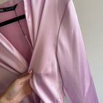 ZARA Pink Blazer Satin Effect Dress Photo 2