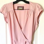 Reformation  Chamomile Wrap Maxi Dress Blush Pink Cap Sleeve XS EUC Photo 3