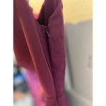 Lulus  Showing Off A Little Magenta Asymmetrical Tulip Midi Dress XS Formal NWT Photo 7