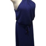 Athleta High~Low Halter Sundress Sz. S Purple Lined Removable Pads Tied Waist Photo 2