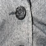 Stooshy brand gray tweed racer back y2k Jane Margolis style vest! Size L Photo 5