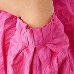 Caryn Lawn Caroline Dress In Rose Pink Poplin Cotton Shirt Dress One‎ Size NWT Photo 3