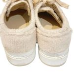 ZARA Womens Size 9 Pink Fury Fleece Lowtop Platform Sneakers Photo 4