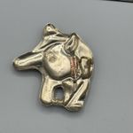 Vtg Cougar Panther Head Hecho en Mexico Mixed Metal Brooch Pendant 3.5" 1990s Size 0 Photo 8