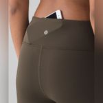 Lululemon Women’s  Squad Goals Crop 17" Leggings Dark Olive sz 10 Rare Photo 5