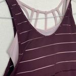 Athleta womens small sports bra and matching tank purple pink gym lulu work Photo 2