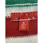Source Unknown Christmas Cardigan Sweater Womens XL Red Green White Ugly Holiday Button Front‎ Photo 1