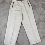 Harvé Benard  Linen Blend Wide Leg Pants High Waist Trousers Size‎ 12 Ride hunt Photo 0