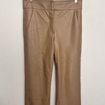 Veronica Beard Cormac Crop Faux Leather Pants High Rise 8 Buttery Soft Office Photo 8