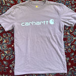  Womens XS T Shirt Purple Work Outdoor Short Sleeve Carhartt Womens Photo 0