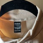 SheIn Cream mock neck tank top #croptop cream, mock neck, sleeveless, cropped, neutral, minimalist, casual, stretchy, soft fabric, basic Photo 2