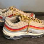 Nike  Air Max 97 Football Grey Light Thistle Women Size 8 Preowned Photo 0
