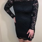 Iz Byer Black Lace Dress Photo 0