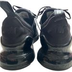 Nike  Air Max 270 AH6789-006 Women's Triple Black Lifestyle Sneakers Shoes 7.5 Photo 3