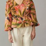 Farm Rio Anthropologie Yasmine ruffled blouse S Photo 1