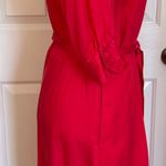 Liz Claiborne Short Sleeve Midi Shirt Dress 100% Tencel Lyocell Sz 10 Brand New Photo 2