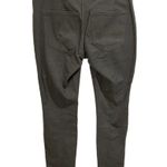 EXPRESS Gray High Rise Corset Fly Stretch Skinny Ankle Legging Photo 4