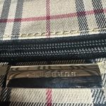 Burberry  Black Leather Tote Bag Classic Nova Check Lining Photo 3