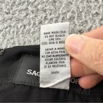 Sag Harbor Vintage  Black Maxi Skirt Fairy Grunge Dark Boho Floral Satin Women 12 Photo 5