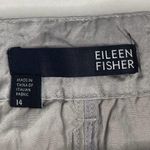Eileen Fisher  Metallic Silver Pencil Skirt Medium Photo 3