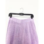 Free People  Beach Malibu Surf Knit Shorts Size Large Purple Boho Loungewear Photo 4