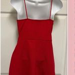 Missguided Red Skort Wrap Romper - Photo 3