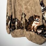 Vintage cat print jacket Brown Size undefined Photo 2