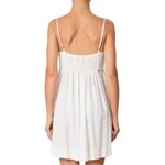 Farm Rio NWOT  Linen Blend White Sleeveless Mini Dress Size L Photo 3