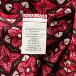 Roper Shirt Womens Medium Red White Geometric Floral Cowgirl Western Colorful Photo 10