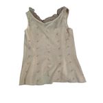 Handmade Vintage  Floral Lace Snap Button-Up Blouse Photo 3