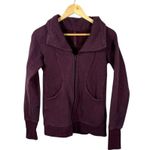 Lululemon Women’s Cozy Cuddle Up Full Zip Jacket in Purple Size 6 Photo 1