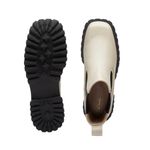 Clarks Stayso Rise Womens Ivory Leather Slip On Chelsea Boots Size: 8 NIB Photo 5