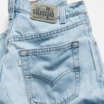 Levi Strauss & CO. Silver Tab Levi’s Strauss & Co Since 1853 Distressed Mom Jeans-InColorTwo Chains Perfect Like New Condition As Shown In Pictures  Size 25 Very Stretchy Waist laying flat is 12.5 inch stretch to 13.5 inch  Inseam 25  No refunds or cancellations Photo 1