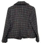 Vince Camuto  Tweed Windowpane Raw Edge Blazer S Photo 7