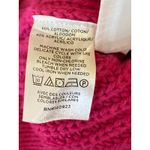 LOFT Women's Pink Chucky Knit Button V Photo 4