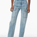 Aritzia Denim Forum The 90s Lo-Rise Cargo Slim Jean Photo 0