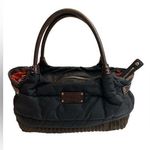 Kate Spade  Quilting Stevie Bag Women Black Brown Nylon Corduroy Leather Photo 0