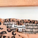 Reformation | 100% Linen Dillon Strapless Bandana Tube Top Minx Cheetah Print Photo 6