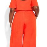 City Chic  shoulder tigerlily flutter detail jumpsuit ✨ Photo 2