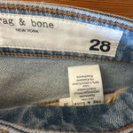 Rag and Bone  Casey High-Rise Ankle Flare Jeans in Lucy Wash Size 28 Photo 8