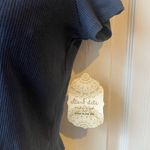 Altar'd State Altar’d State Navy Women’s Medium Collared Cropped Short Sleeve Polo Shirt Photo 5