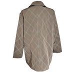 Orvis  Women’s Brown Snap Button Faux Fur Lined Cost Large Pockets Chore Quilted Photo 1