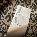 Free People tan & black leopard print mini skirt size 0 Photo 6