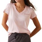 Ariat Medium Pink Laguna Performance Graphic V Neck Tee Photo 0