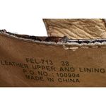 Alegria  Brown Croc Embossed Patent Leather Mary Jane Flats Size 38 Comfort Shoes Photo 8