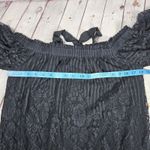 Chelsea 28 Black Lace Whimsy Off-the-Shoulder Top S Photo 7